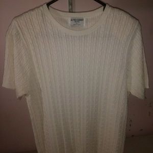 Ladies white sweater